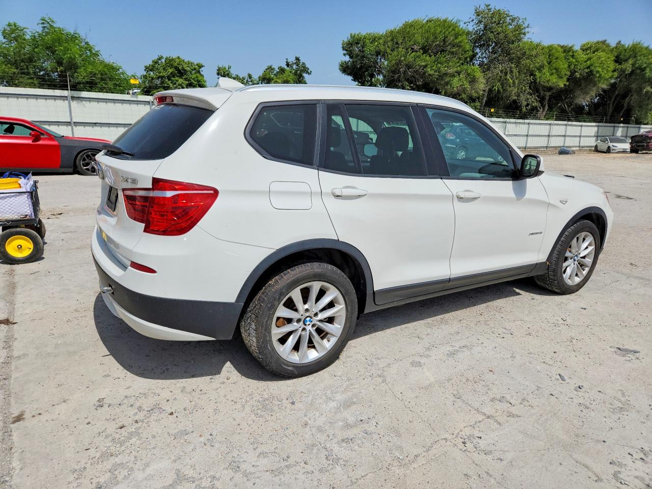 2014 Bmw X3 Xdrive28i Белый vin: 5UXWX9C5XE0D18198