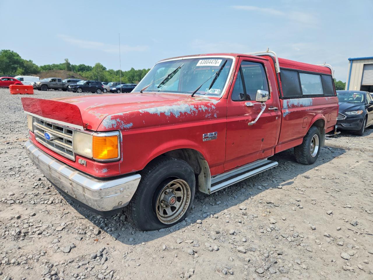 1988 Ford F150 Red vin: 1FTEF15Y3JNB74481