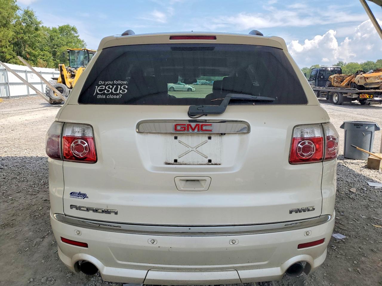 2011 Gmc Acadia Denali White vin: 1GKKVTED3BJ393369