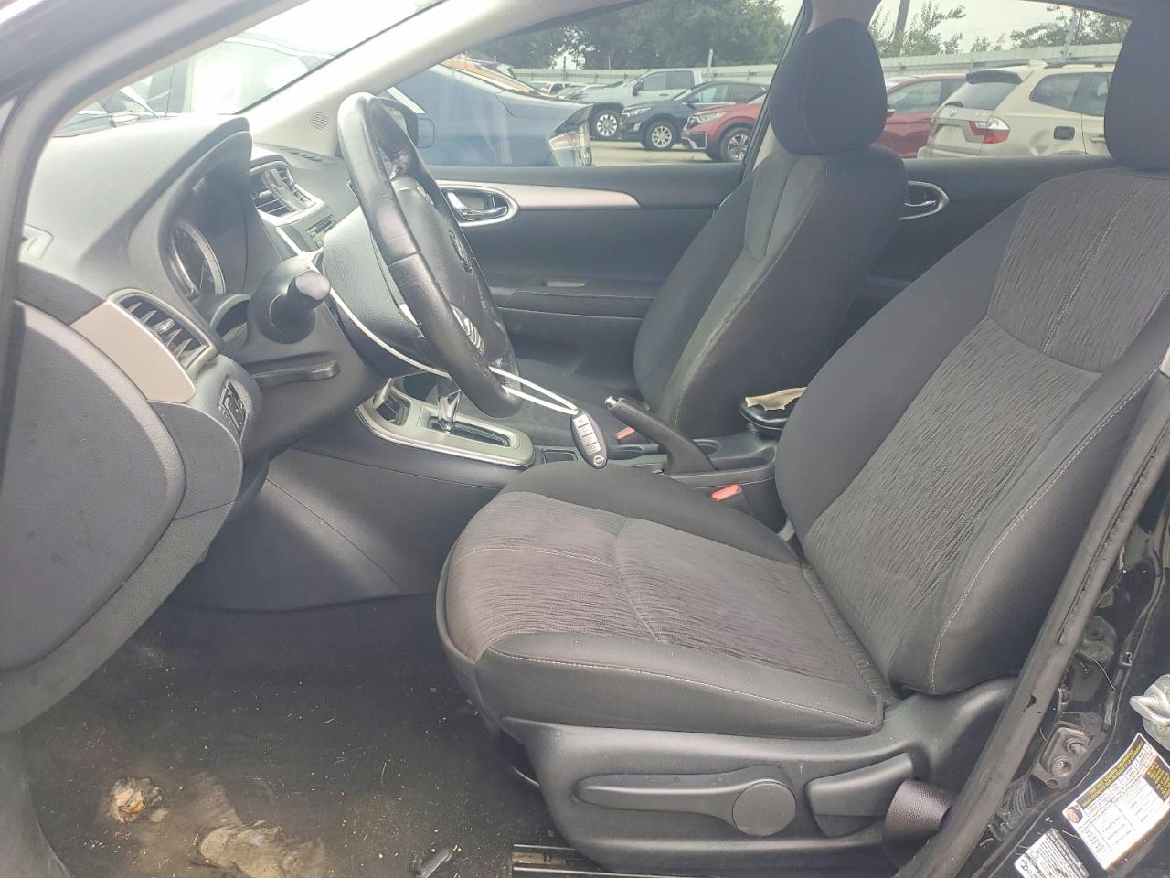 2015 Nissan Sentra Sv Черный vin: 3N1AB7AP1FY265627