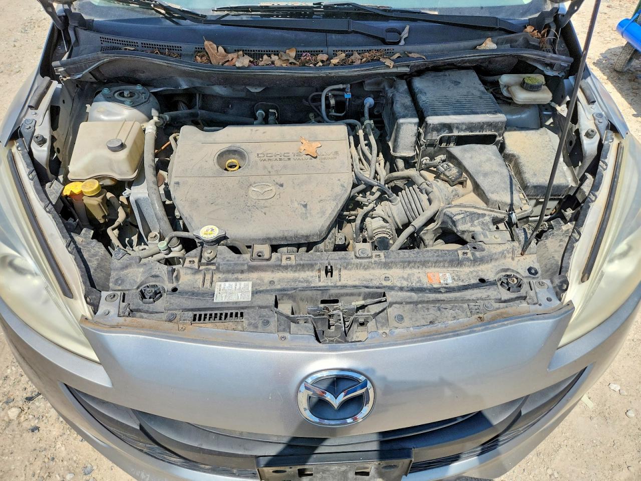 2012 Mazda 5 Silver vin: JM1CW2BL4C0125358