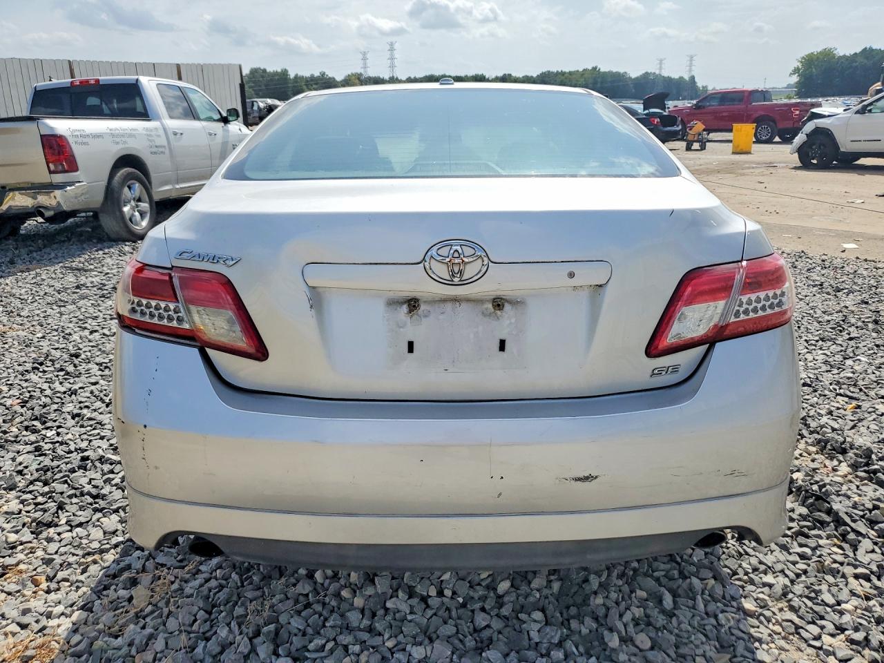 2010 Toyota Camry Se Silver vin: 4T1BF3EK6AU503749