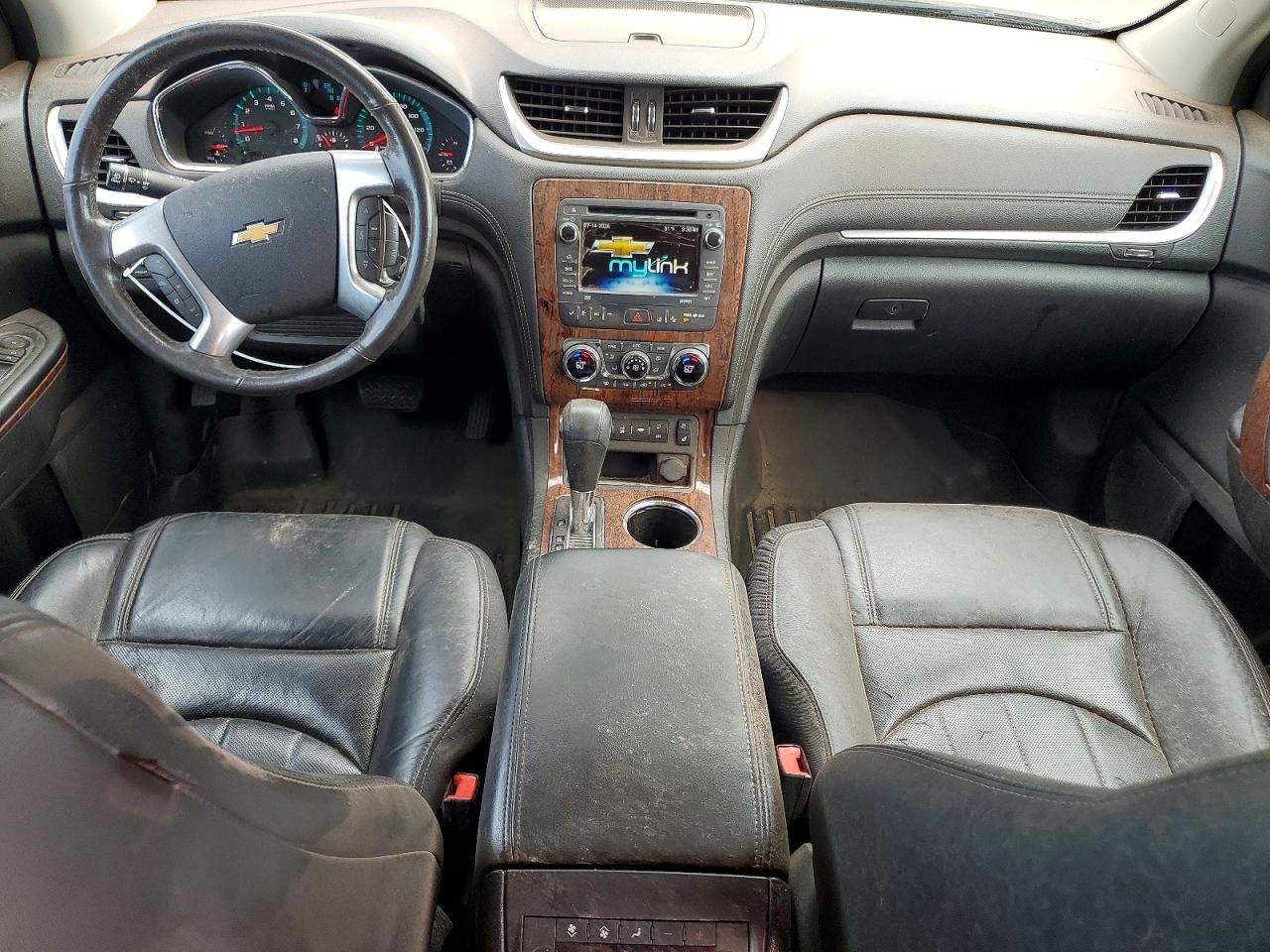 2014 Chevrolet Traverse Ltz Черный vin: 1GNKVJKD5EJ333707