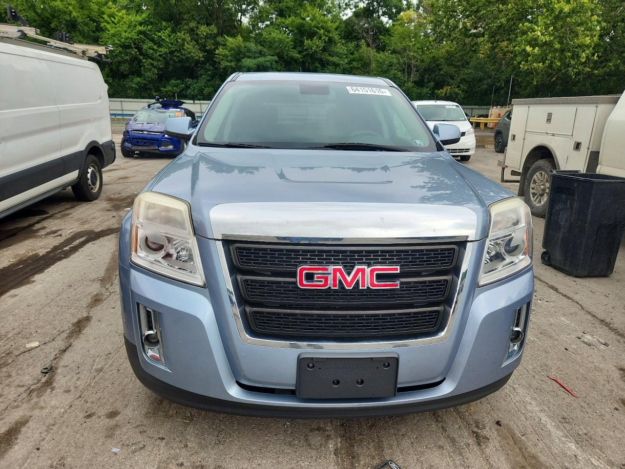 2015 Gmc Terrain Sle Blue vin: 2GKALMEK4F6351396