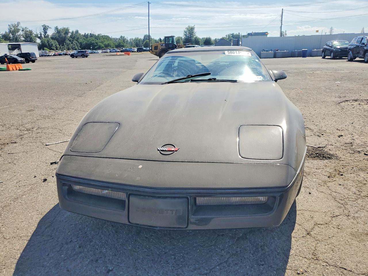 1987 Chevrolet Corvette Черный vin: 1G1YY2183H5113833