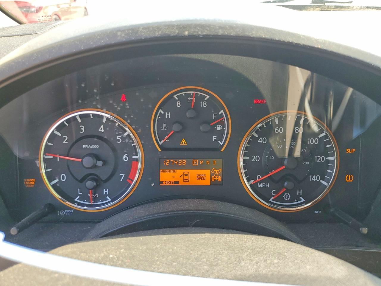 2008 Nissan Titan Xe Red vin: 1N6AA07C28N307554