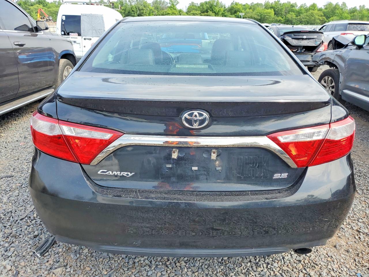 2017 Toyota Camry Se Black vin: 4T1BF1FK2HU791881