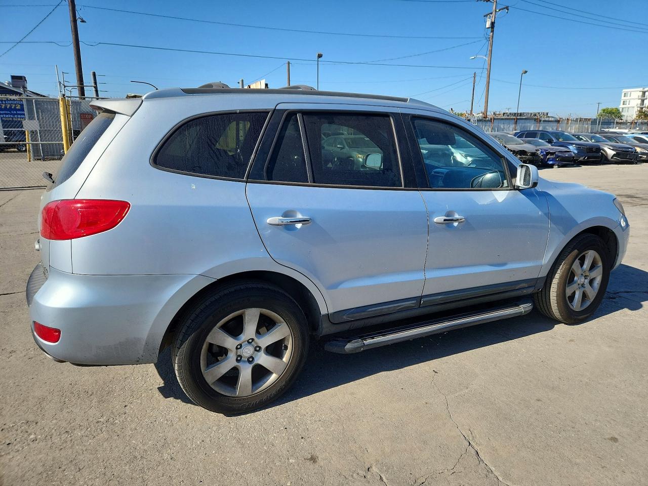 2008 Hyundai Santa Fe Se Silver vin: 5NMSH73E78H176945