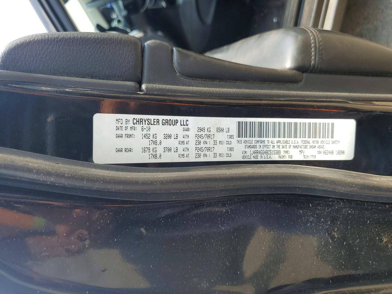 2011 Jeep Grand Cherokee Laredo Charcoal vin: 1J4RR4GG4BC515389