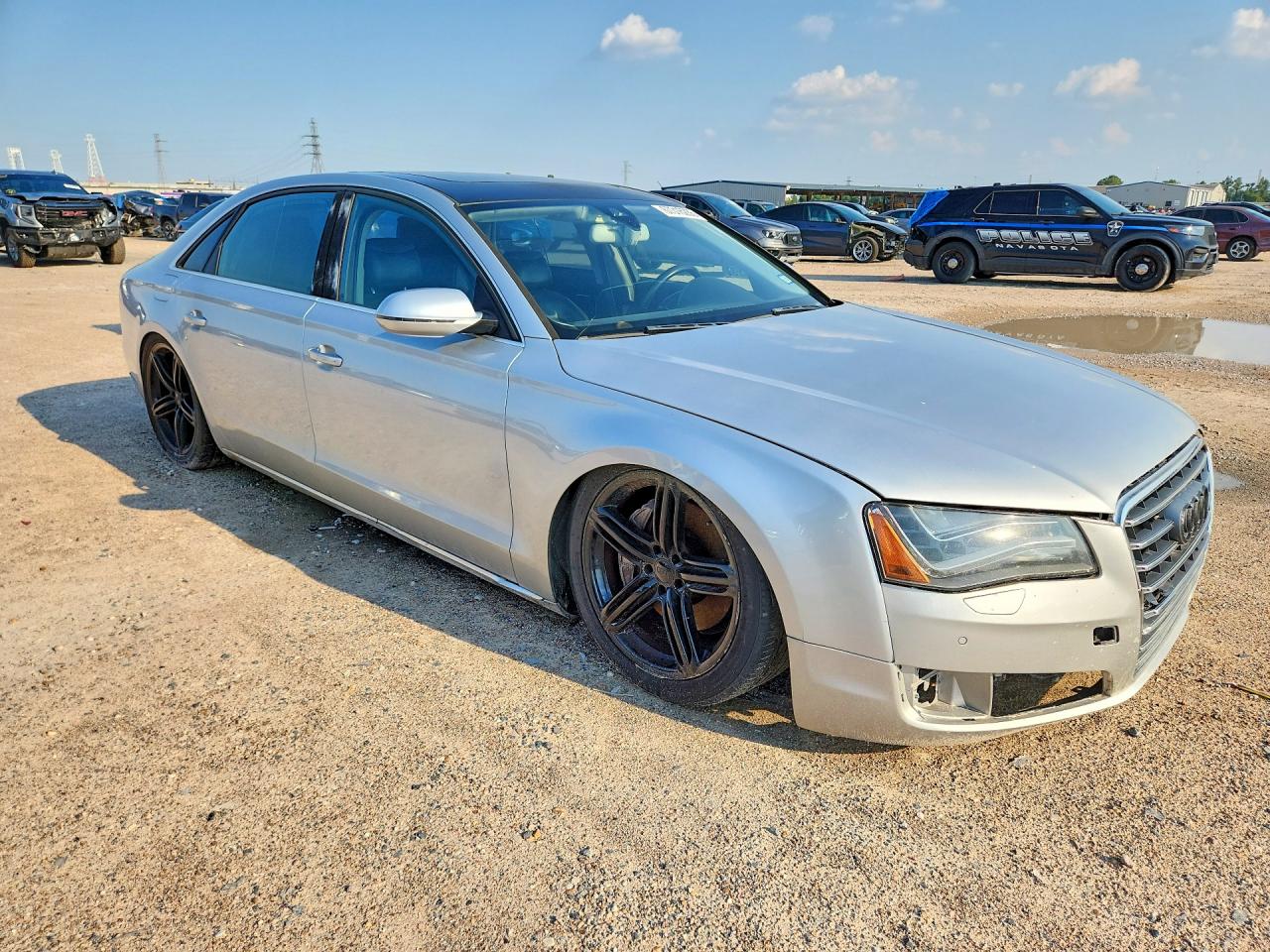 2013 Audi A8 L Quattro Серебряный vin: WAURGAFD4DN000530