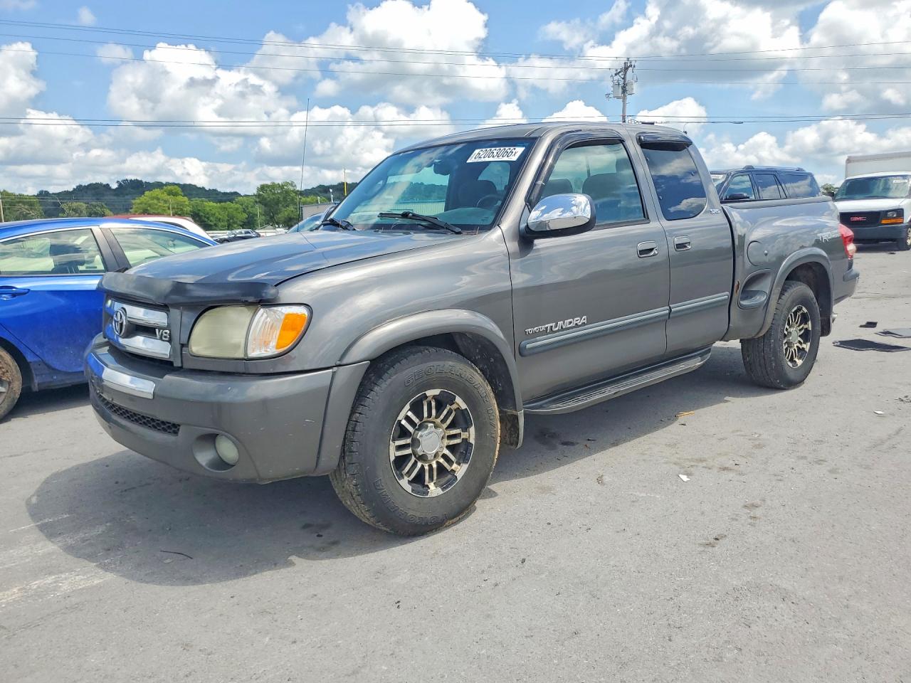 2004 Toyota Tundra Sr5 Gray vin: 5TBBT44114S448611