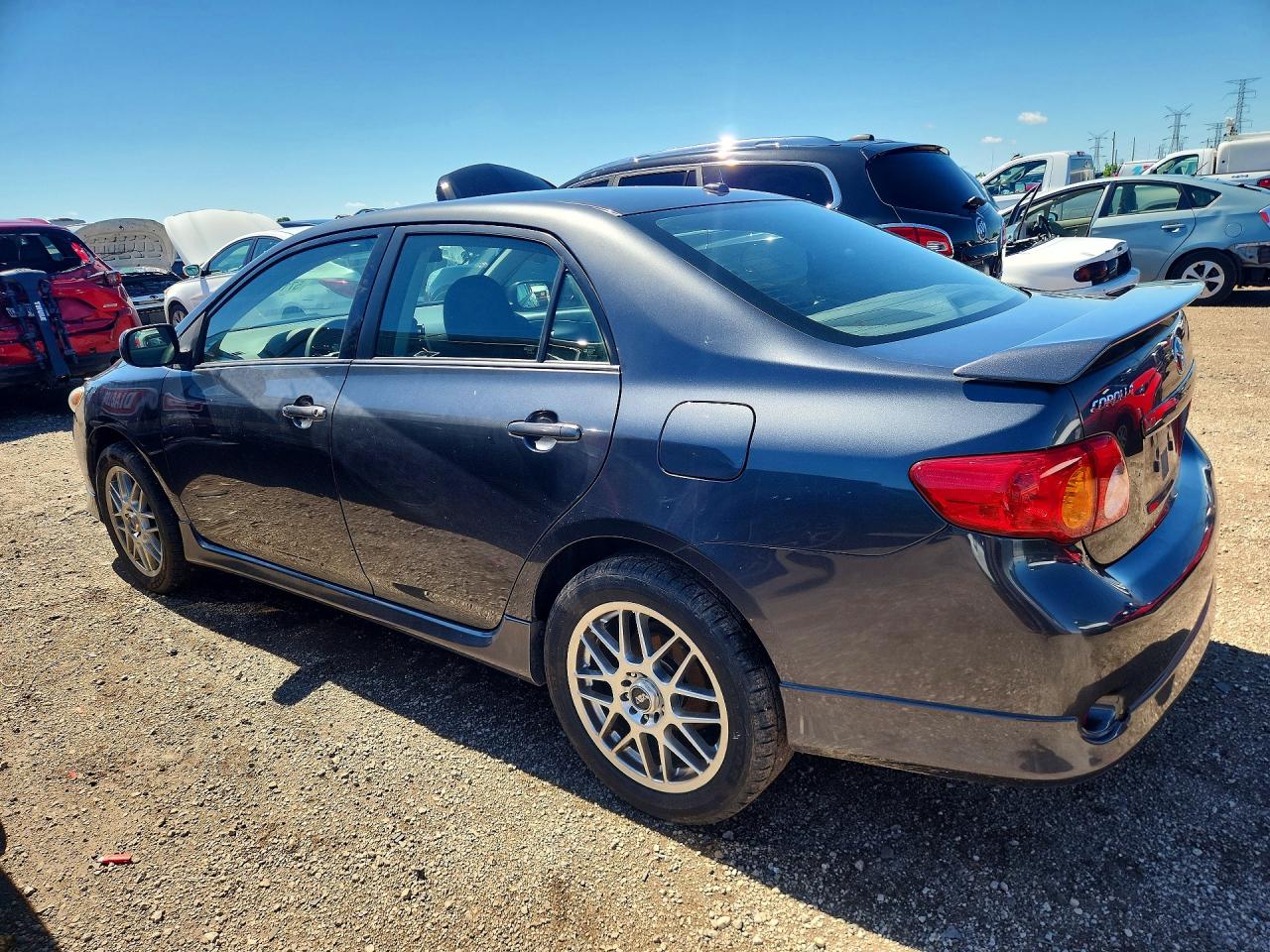 2009 Toyota Corolla S Серый vin: 1NXBU40E19Z080099