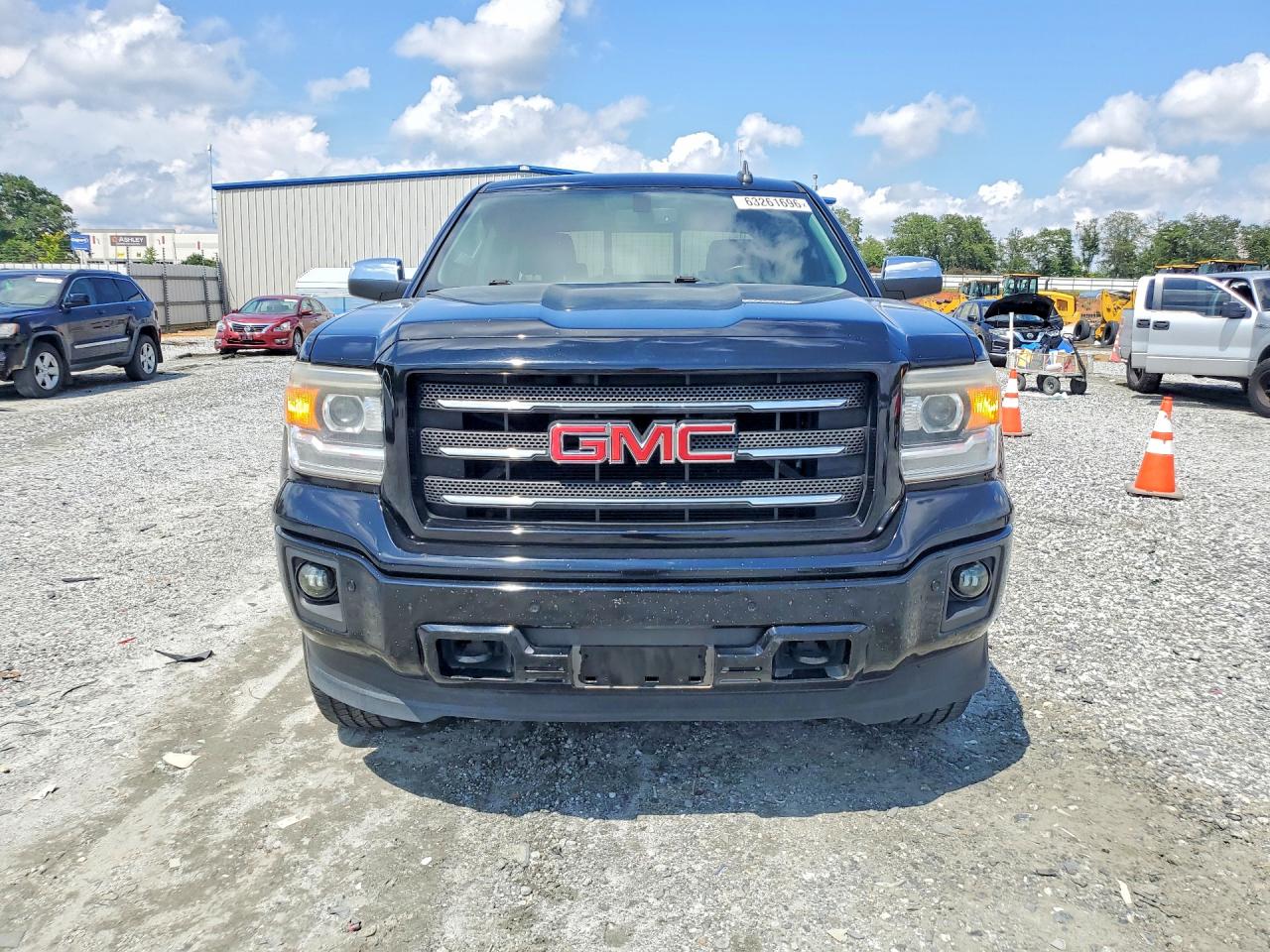 2015 Gmc Sierra K1500 Slt Black vin: 3GTU2VEJ7FG468922
