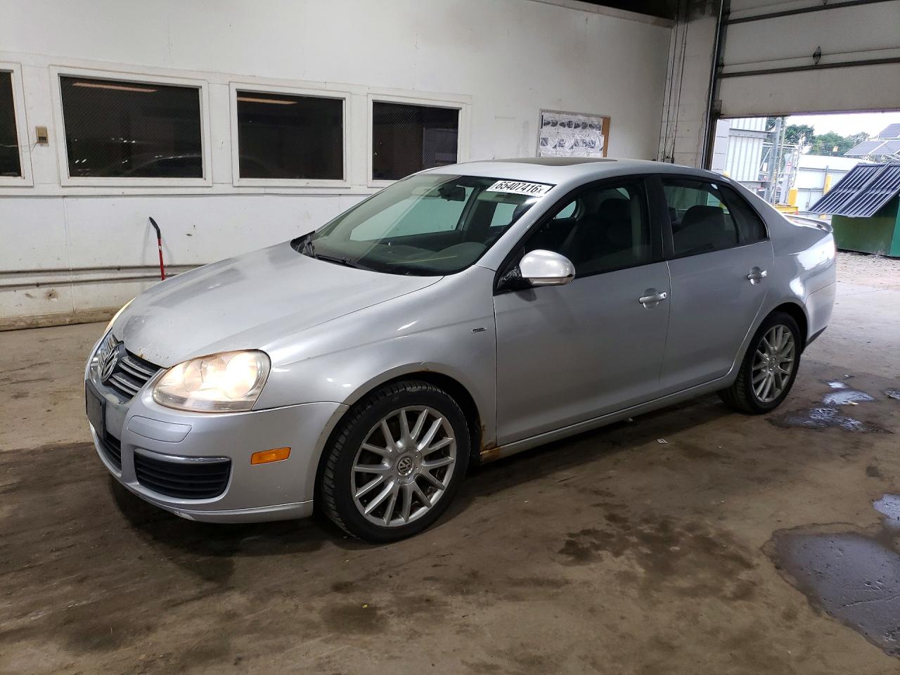 2008 Volkswagen Jetta Wolfsburg Silver vin: 3VWRJ71K68M119836