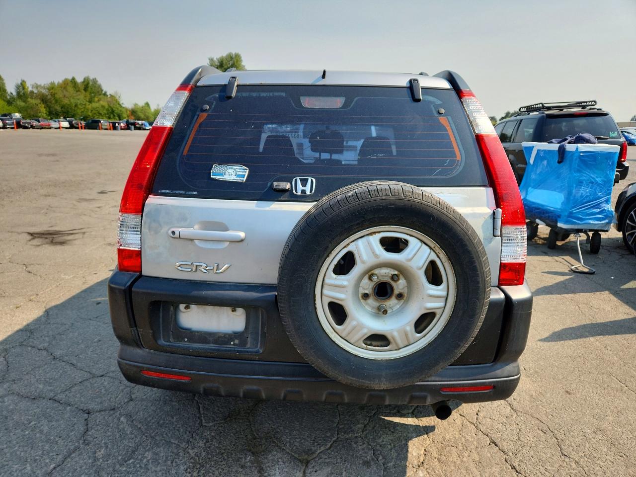 2005 Honda Cr-v Lx Silver vin: SHSRD78525U309328