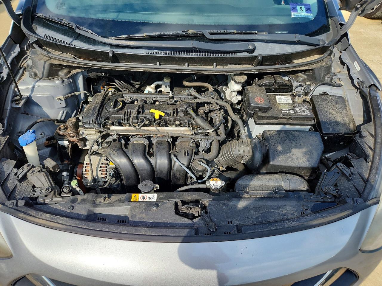 2013 Hyundai Elantra Gt Base Gray vin: KMHD35LE1DU078617