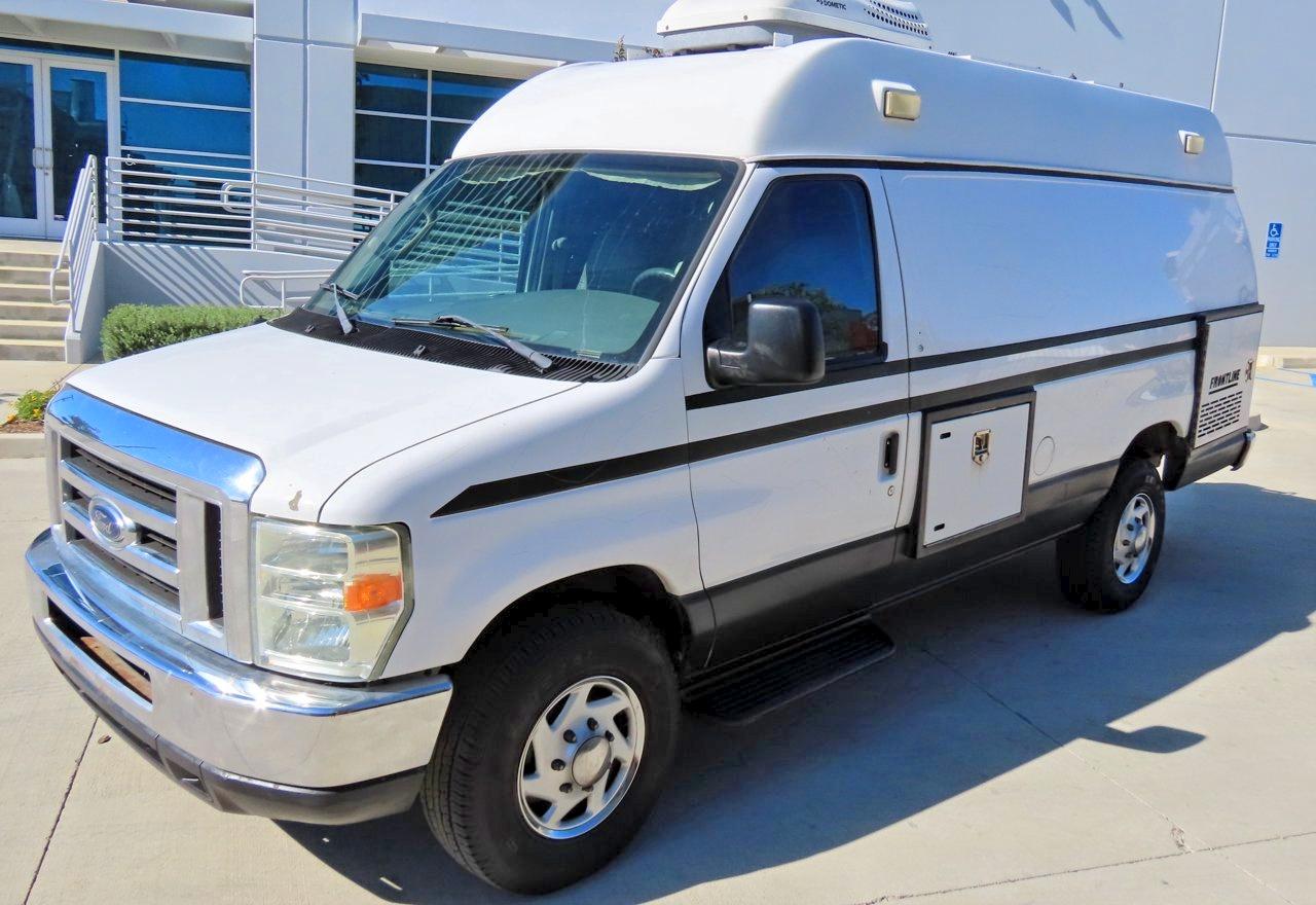 2008 Ford Econoline E350 Super Duty Van White vin: 1FTSS34S78DB38607