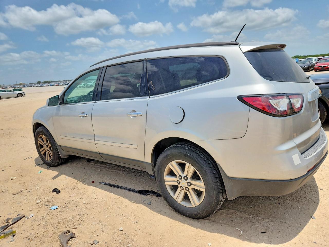2013 Chevrolet Traverse Lt Silver vin: 1GNKRGKDXDJ247301
