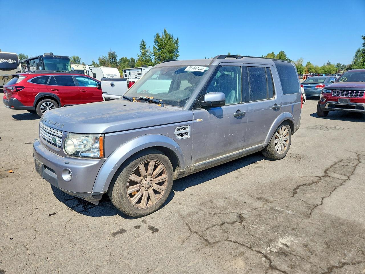 2012 Land Rover Lr4 Hse Luxury Gray vin: SALAK2D49CA614401