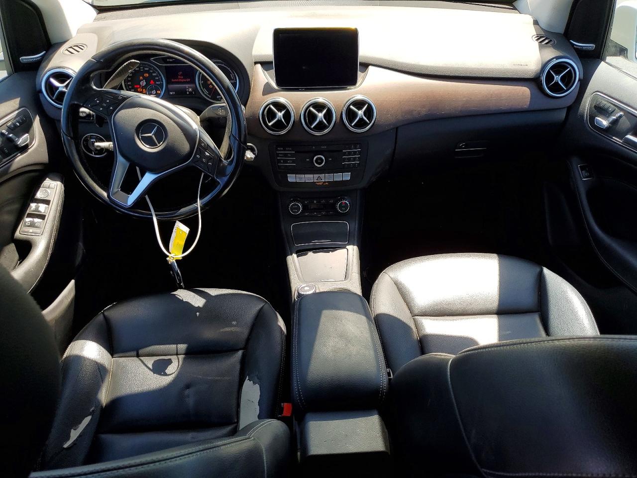 2015 Mercedes-benz B Electric White vin: WDDVP9AB3FJ004705