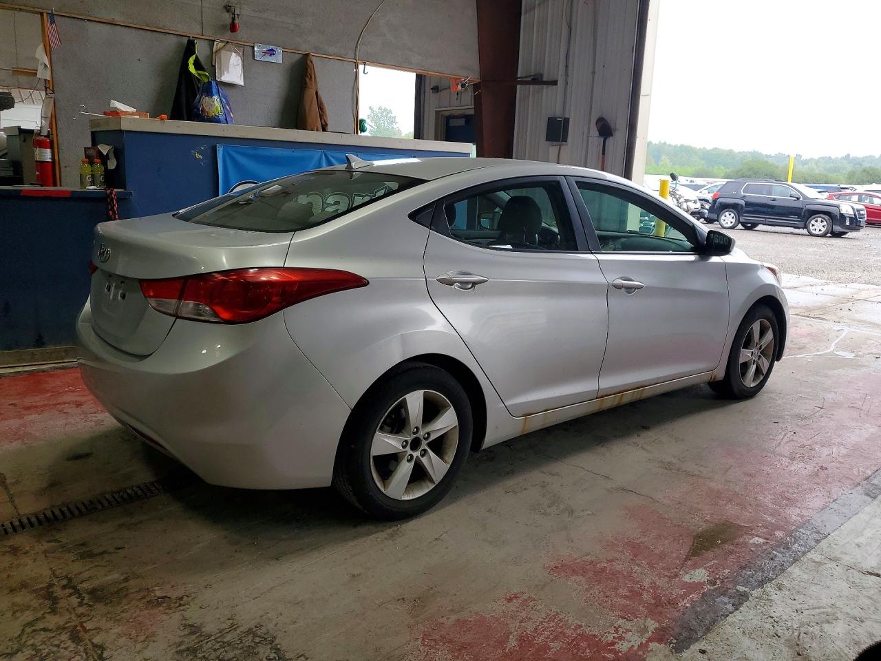 2013 Hyundai Elantra Gls Silver vin: KMHDH4AE4DU490643