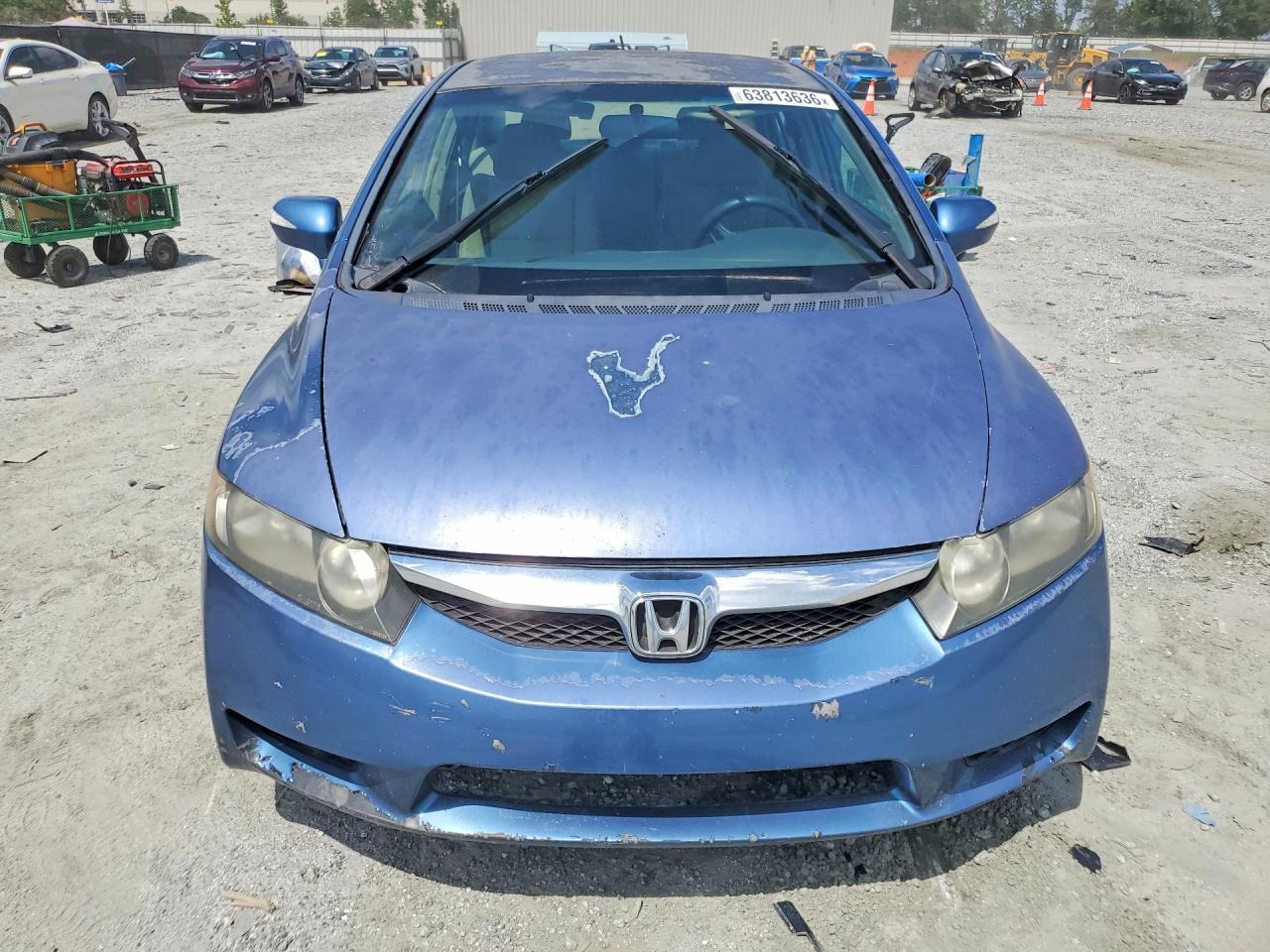 2010 Honda Civic Hybrid Blue vin: JHMFA3F27AS001555