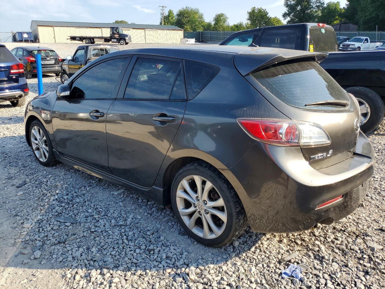 2010 Mazda 3 S Gray vin: JM1BL1H50A1237038