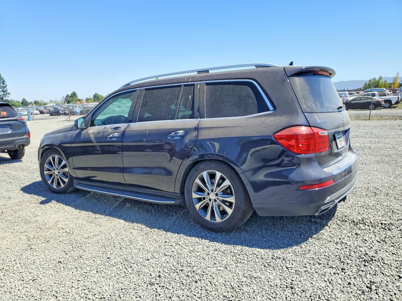 2014 Mercedes-benz Gl 450 4matic Blue vin: 4JGDF7CE2EA307439