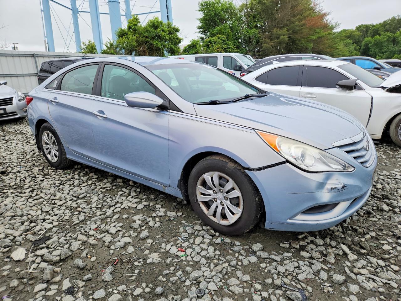 2013 Hyundai Sonata Gls Blue vin: 5NPEB4ACXDH581550