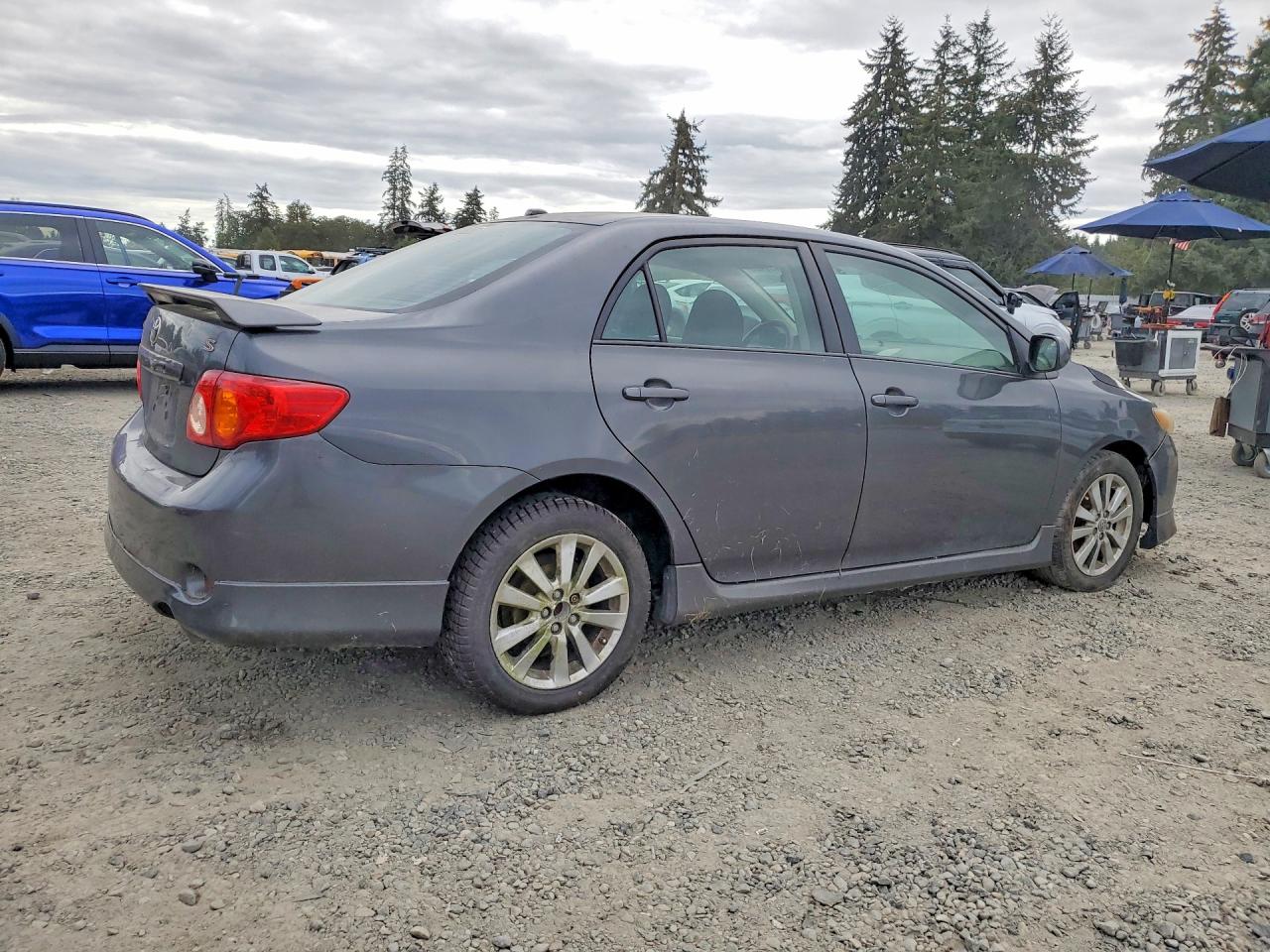 2009 Toyota Corolla S Gray vin: 2T1BU40E49C063699