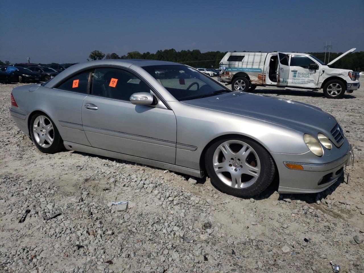 2004 Mercedes-benz Cl 500 Silver vin: WDBPJ75J84A040153