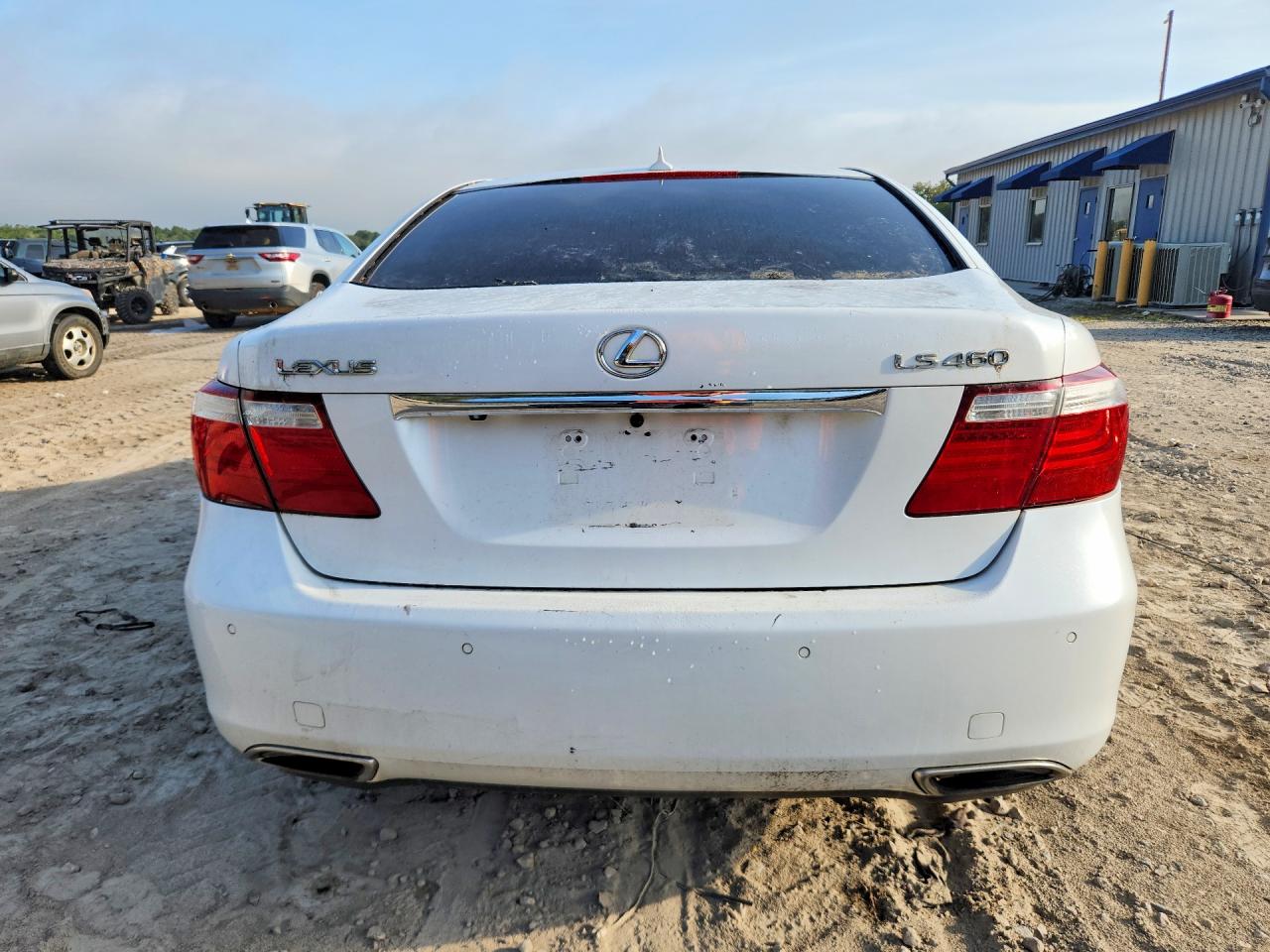 2007 Lexus Ls 460 White vin: JTHBL46F375018376