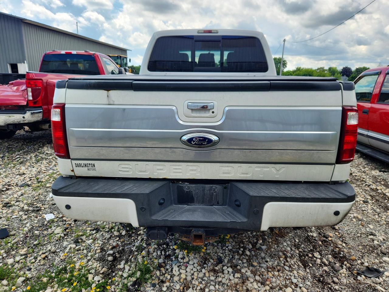 2013 Ford F250 Super Duty White vin: 1FT7W2BT2DEB07818