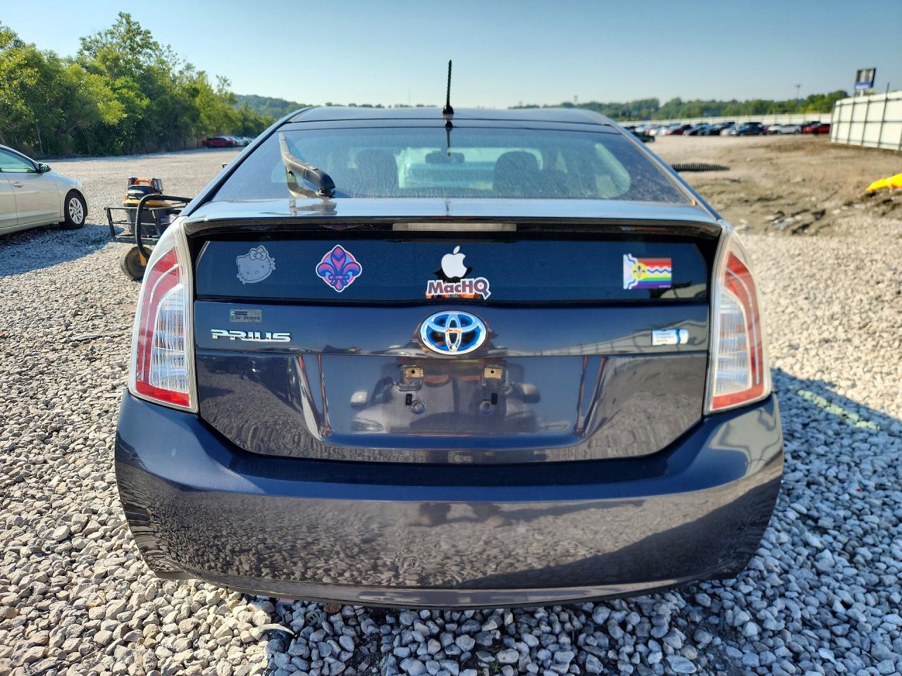 2014 Toyota Prius Two Gray vin: JTDKN3DU5E1742629