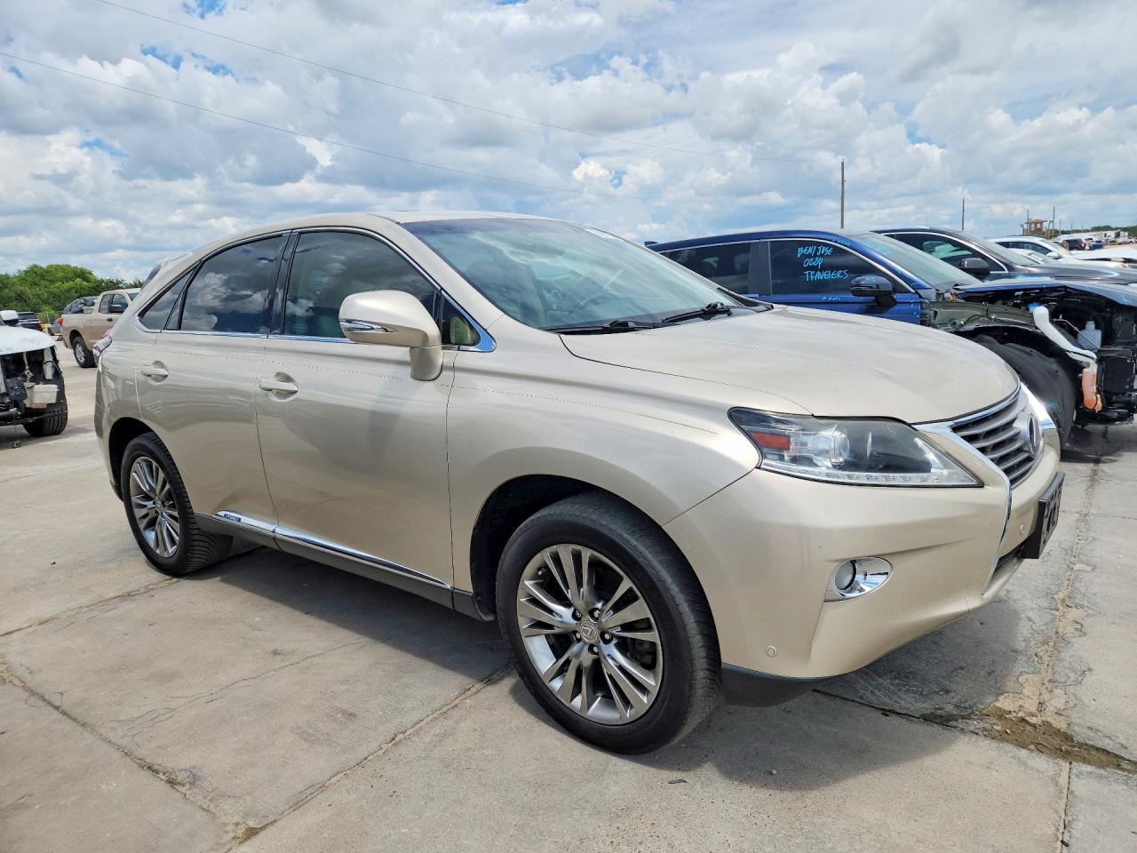 2013 Lexus Rx 450h Gold vin: JTJZB1BA2D2412246