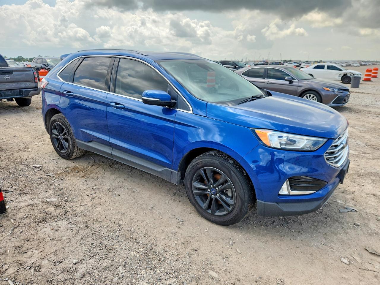 2020 Ford Edge Sel Blue vin: 2FMPK3J98LBA10796