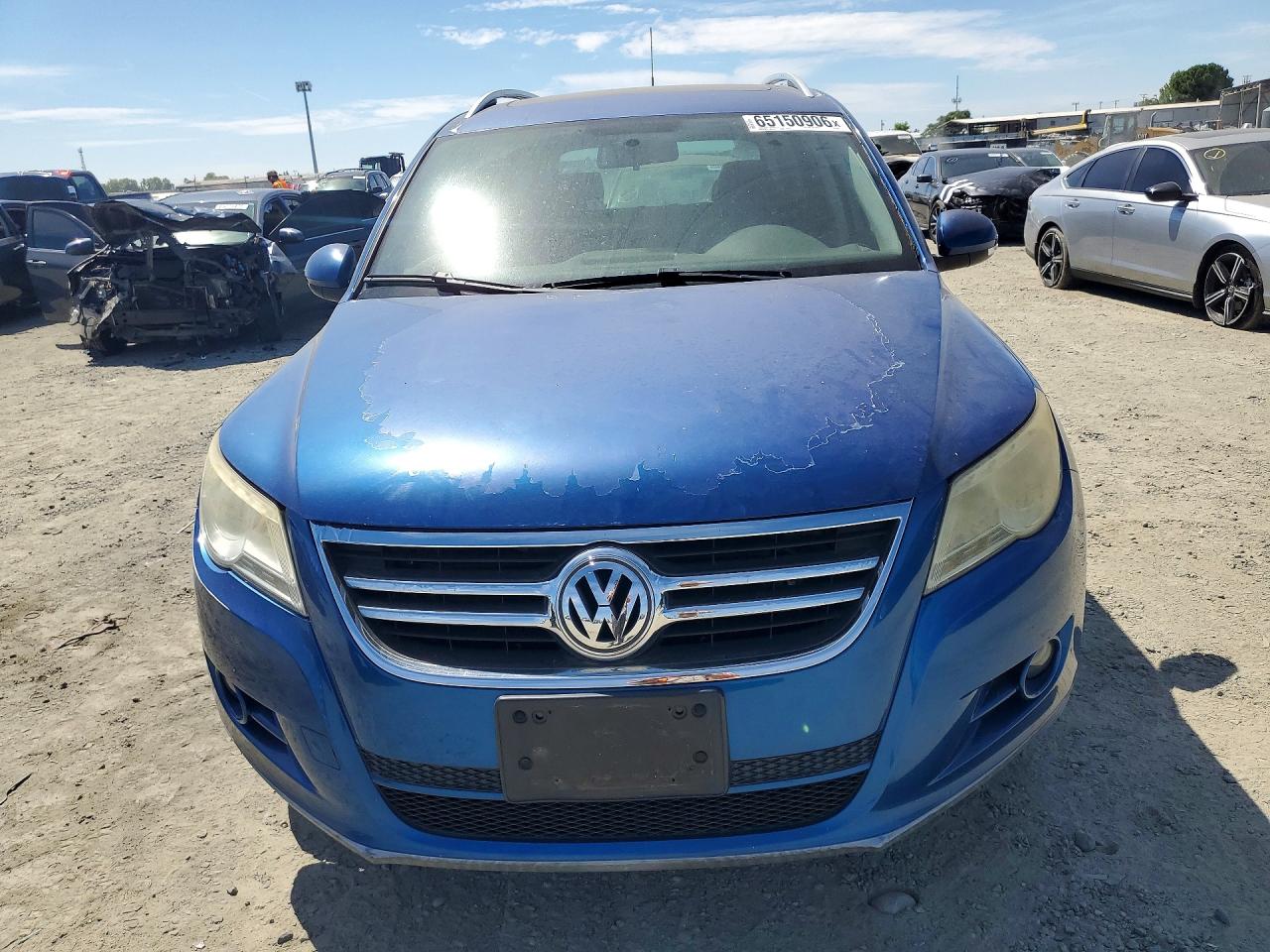 2009 Volkswagen Tiguan Se Blue vin: WVGBV75N69W003224