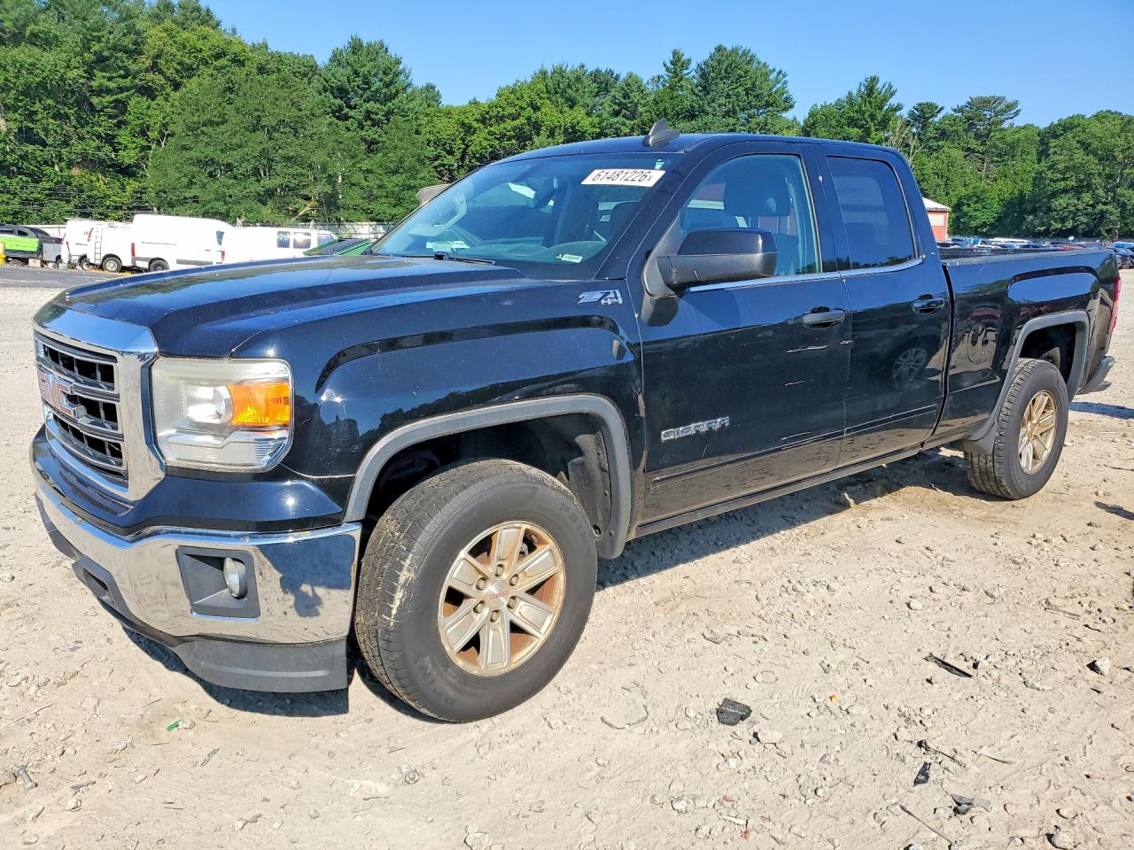 2015 Gmc Sierra K1500 Sle Black vin: 1GTV2UEH7FZ169796