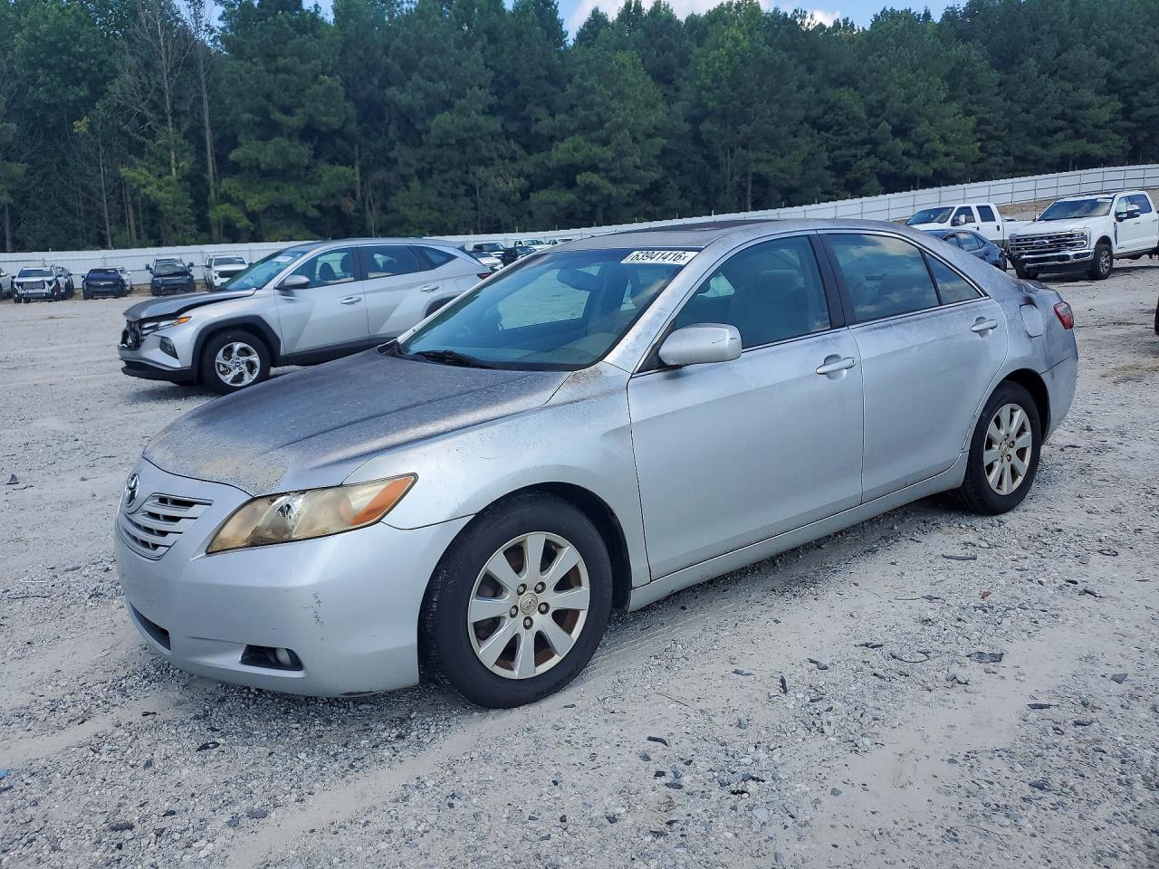 2007 Toyota Camry Xle Silver vin: JTNBE46K773083568