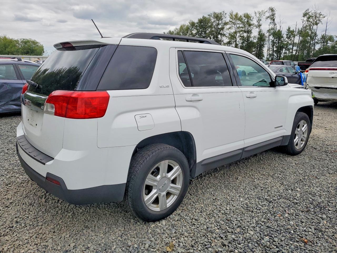 2015 Gmc Terrain Sle White vin: 2GKALREKXF6344014
