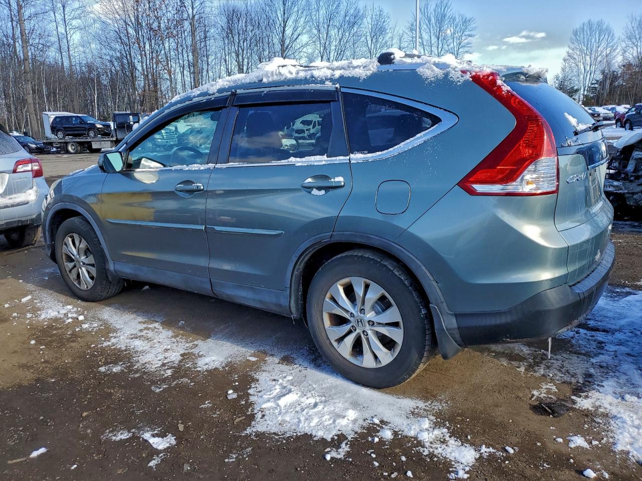 2012 Honda Cr-v Exl Green vin: JHLRM4H74CC013828