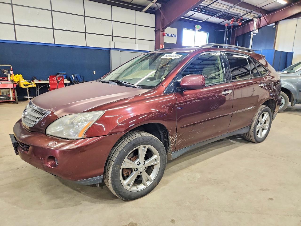 2008 Lexus Rx 400h Burgundy vin: JTJHW31U582850160