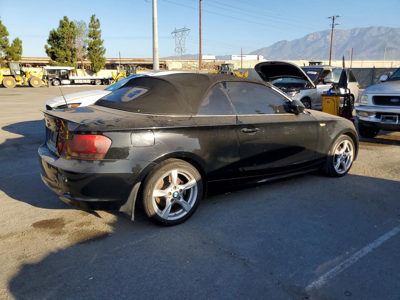 2012 Bmw 128 I Black vin: WBAUL7C59CVM81458