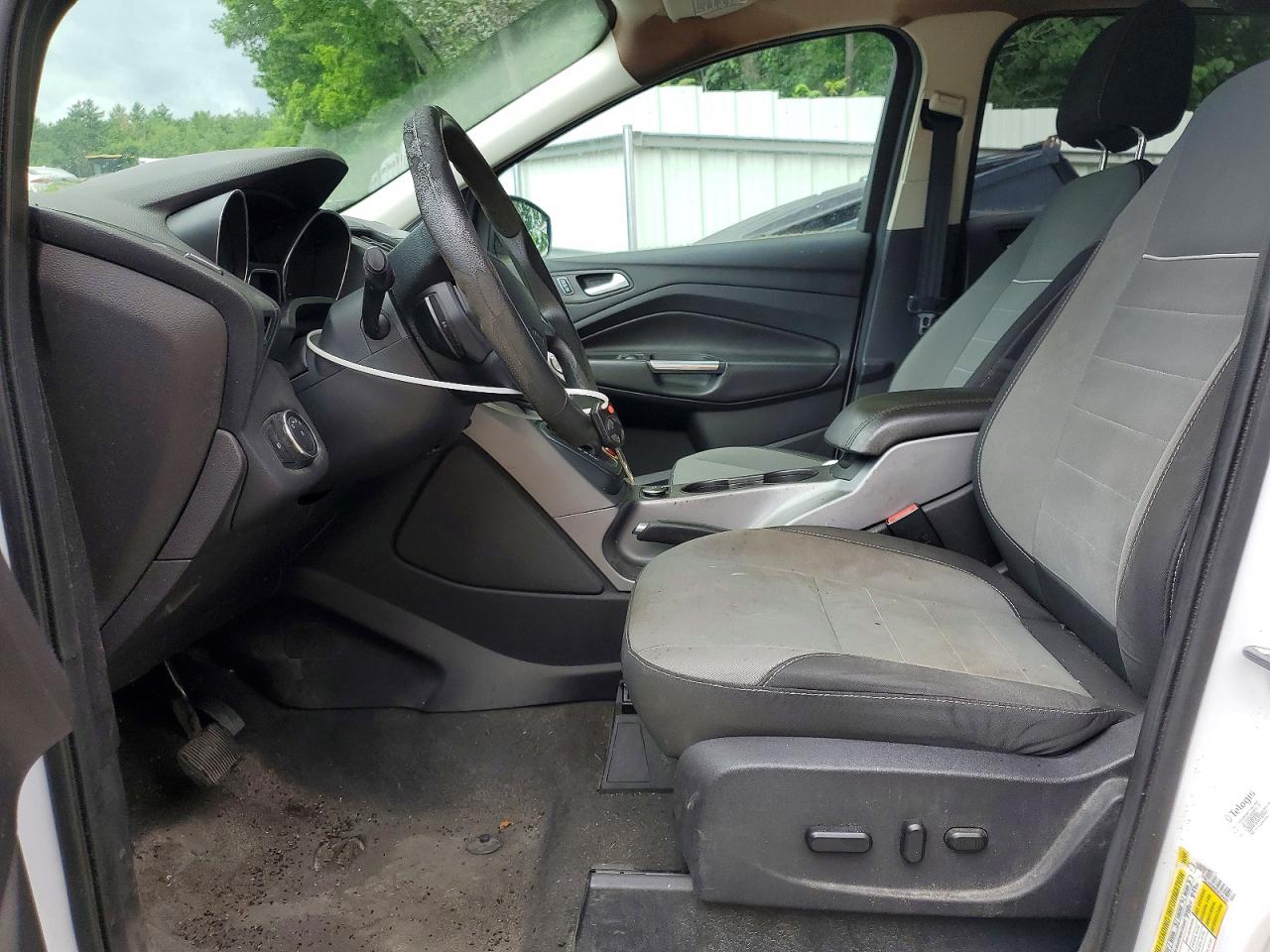 2014 Ford Escape Se White vin: 1FMCU0G95EUD38429