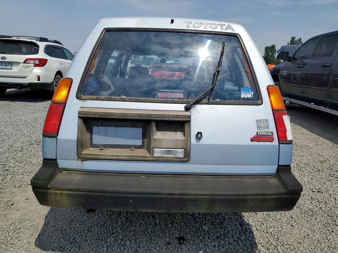 1986 Toyota Tercel Deluxe 4x4 Silver vin: JT2AL32W3G0244677