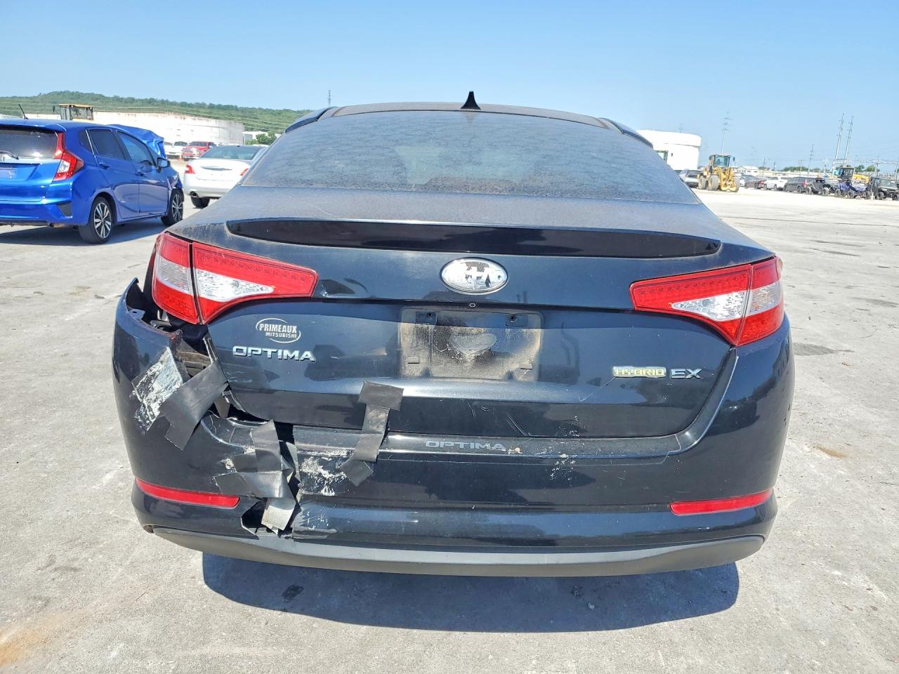 2013 Kia Optima Hybrid Black vin: KNAGM4AD4D5055231