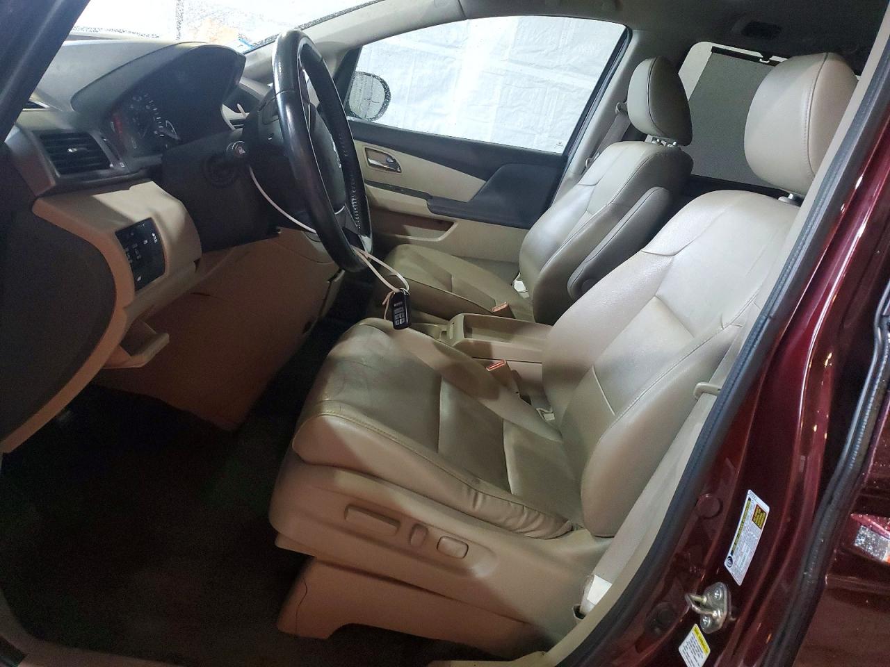 2015 Honda Odyssey Exl Красный vin: 5FNRL5H62FB054902