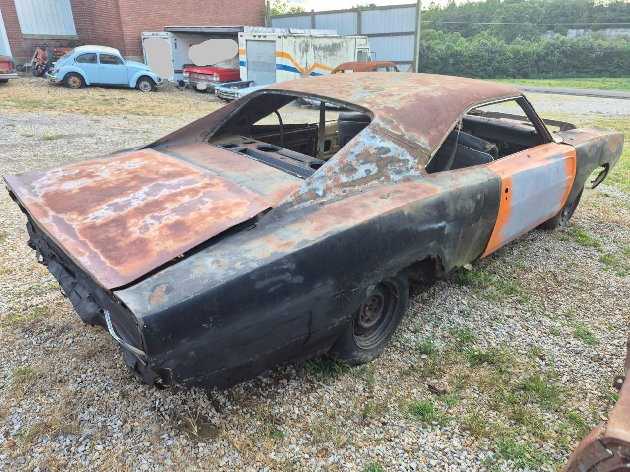 1969 Dodge Charger Black vin: XP29H9B442352