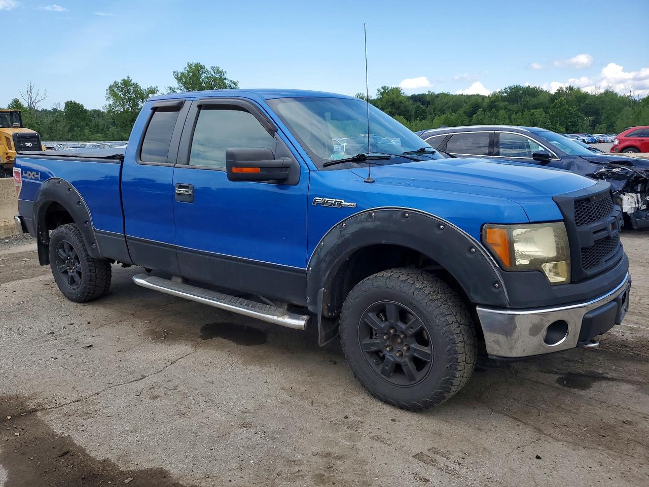2011 Ford F150 Super Cab Blue vin: 1FTFX1EF1BFA16412
