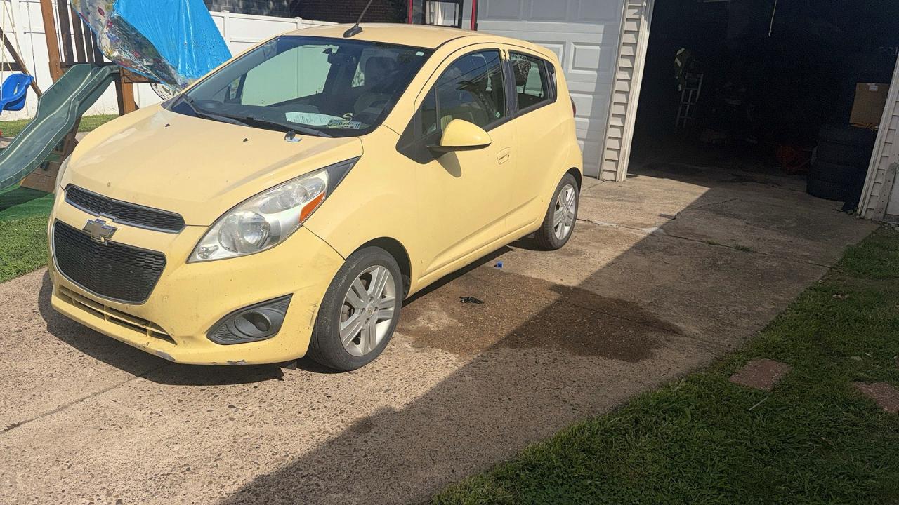 2014 Chevrolet Spark 1lt Yellow vin: KL8CD6S97EC536880